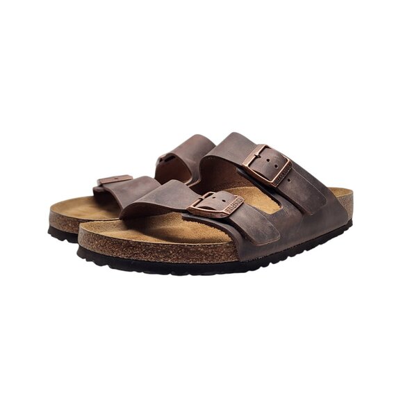 Birkenstock Arizona Soft Footbed Sandals in Brown Men's Size 42 EU 9-9.5 US - Picture 5 of 8